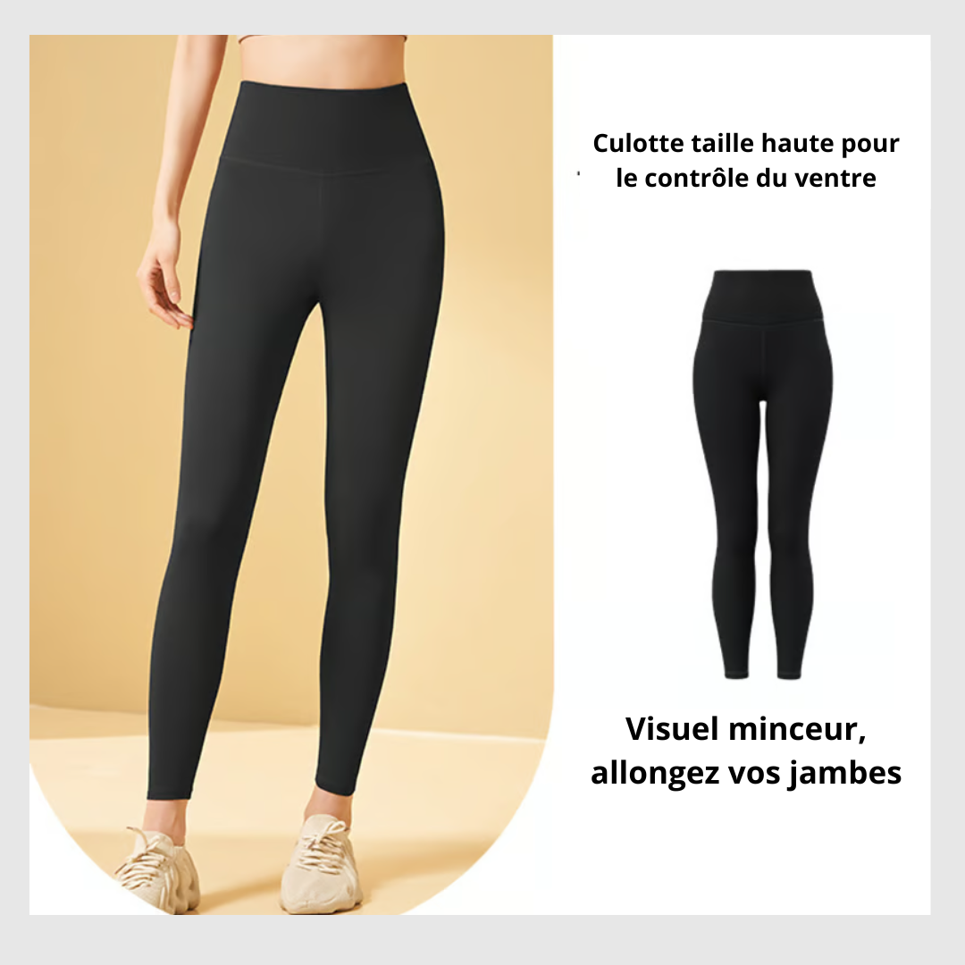 Legging d'entraînement gainant taille haute pour le contrôle du ventre