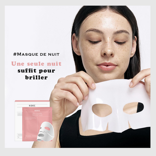 LuminaGlow™-Masque Visage Bio-Collagène