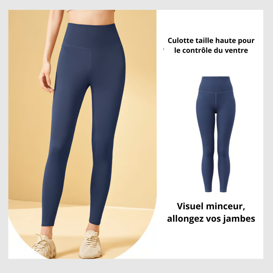 Legging d'entraînement gainant taille haute pour le contrôle du ventre