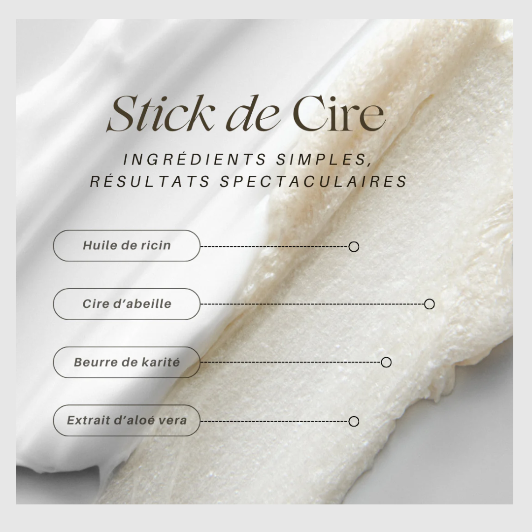 Le stick de cire anti-frisottis