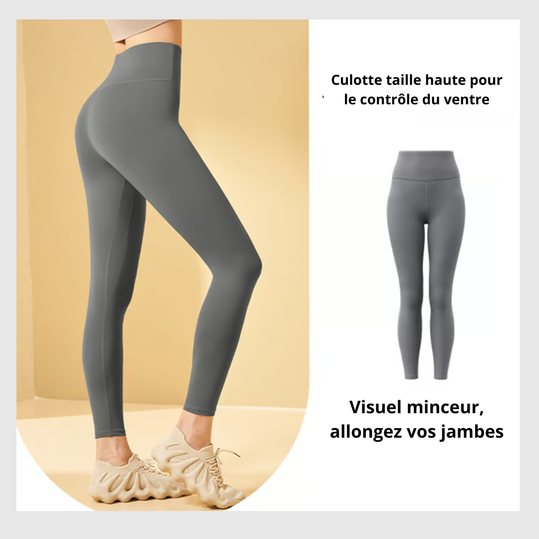 Legging d'entraînement gainant taille haute pour le contrôle du ventre