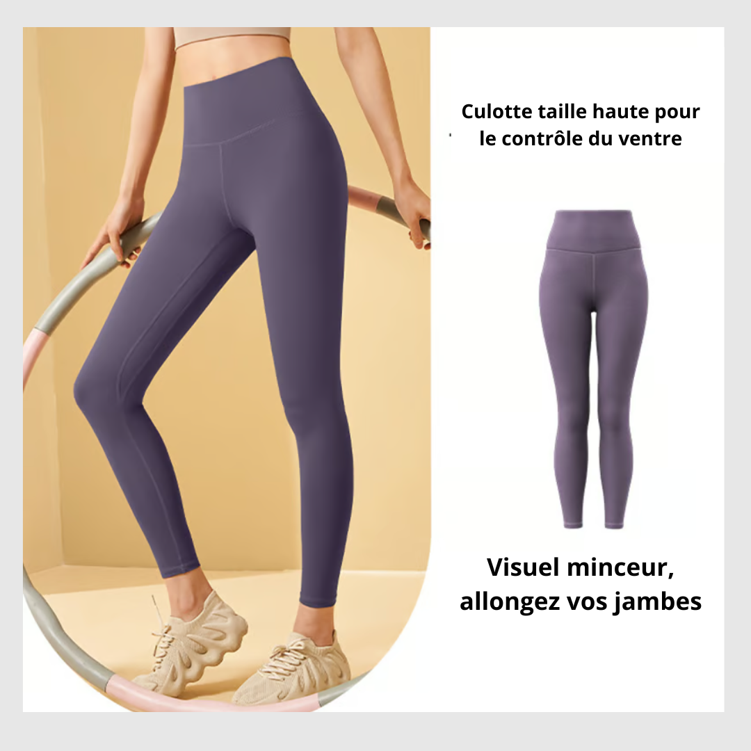 Legging d'entraînement gainant taille haute pour le contrôle du ventre