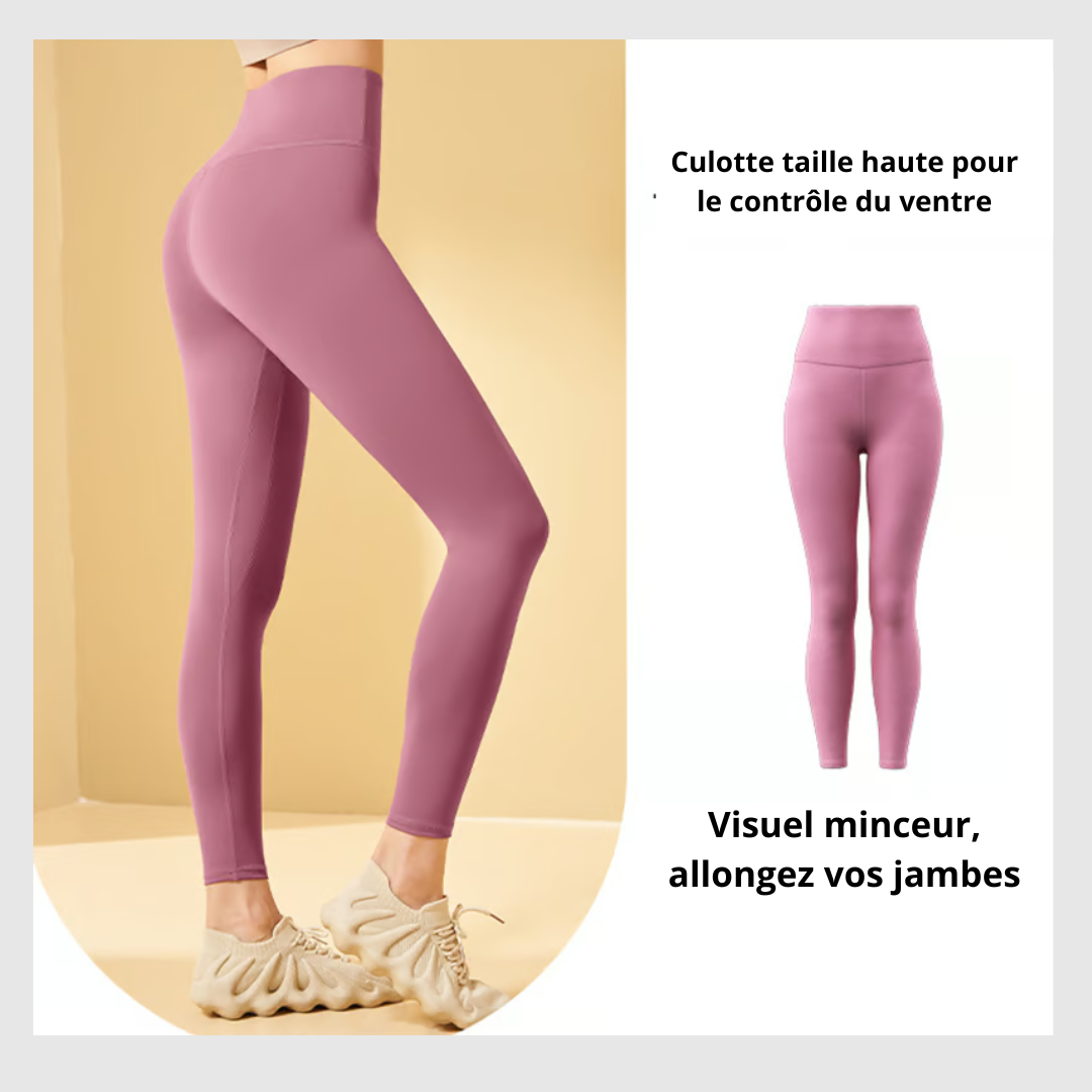 Legging d'entraînement gainant taille haute pour le contrôle du ventre