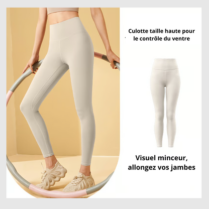 Legging d'entraînement gainant taille haute pour le contrôle du ventre