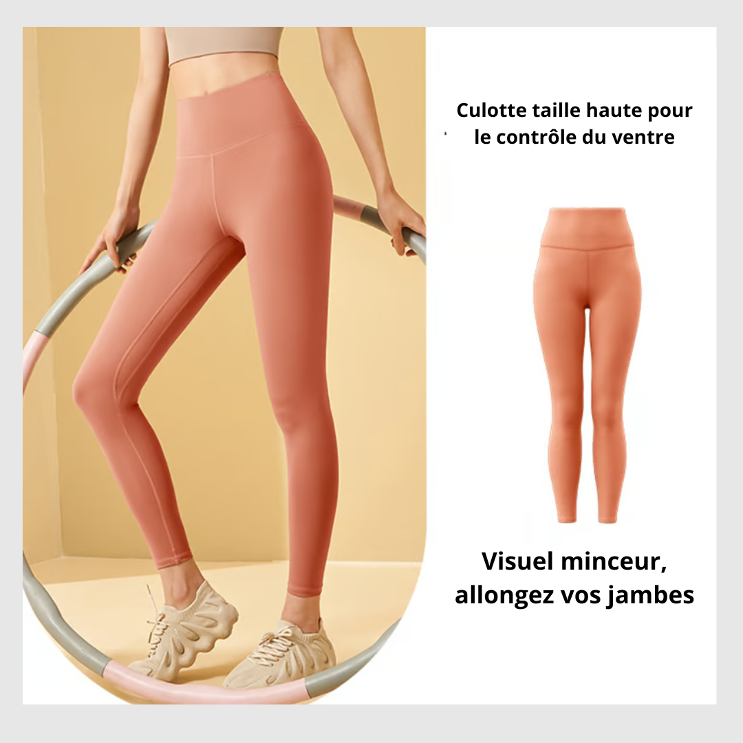 Legging d'entraînement gainant taille haute pour le contrôle du ventre