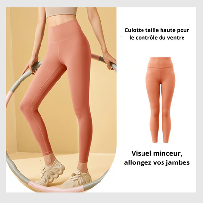 Legging d'entraînement gainant taille haute pour le contrôle du ventre