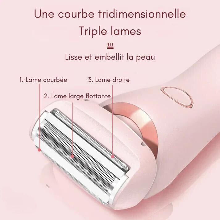 SkinGlow™ Pro - Nano-rasoir : Pour un rasage doux et soyeux en quelques secondes