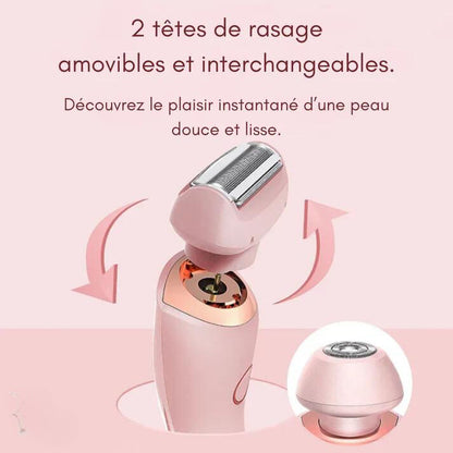 SkinGlow™ Pro - Nano-rasoir : Pour un rasage doux et soyeux en quelques secondes