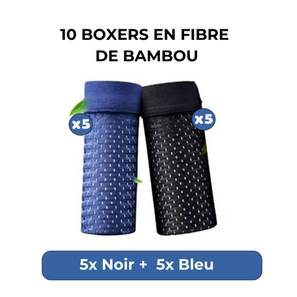 Boxers en fibre de bambou pour hommes