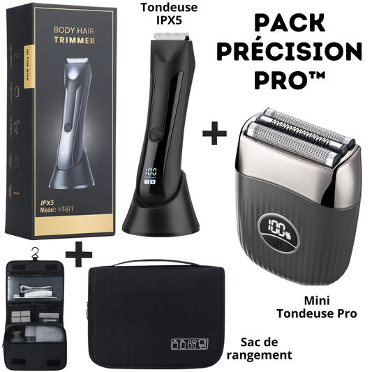 Pack Précision Pro™ : Tondeuse Ultra précise + Mini Tondeuse + Sac