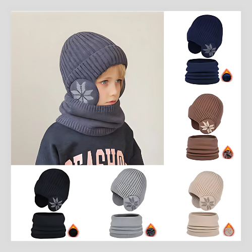 Ensembles d'écharpe de chapeau et de bonnet d'hiver