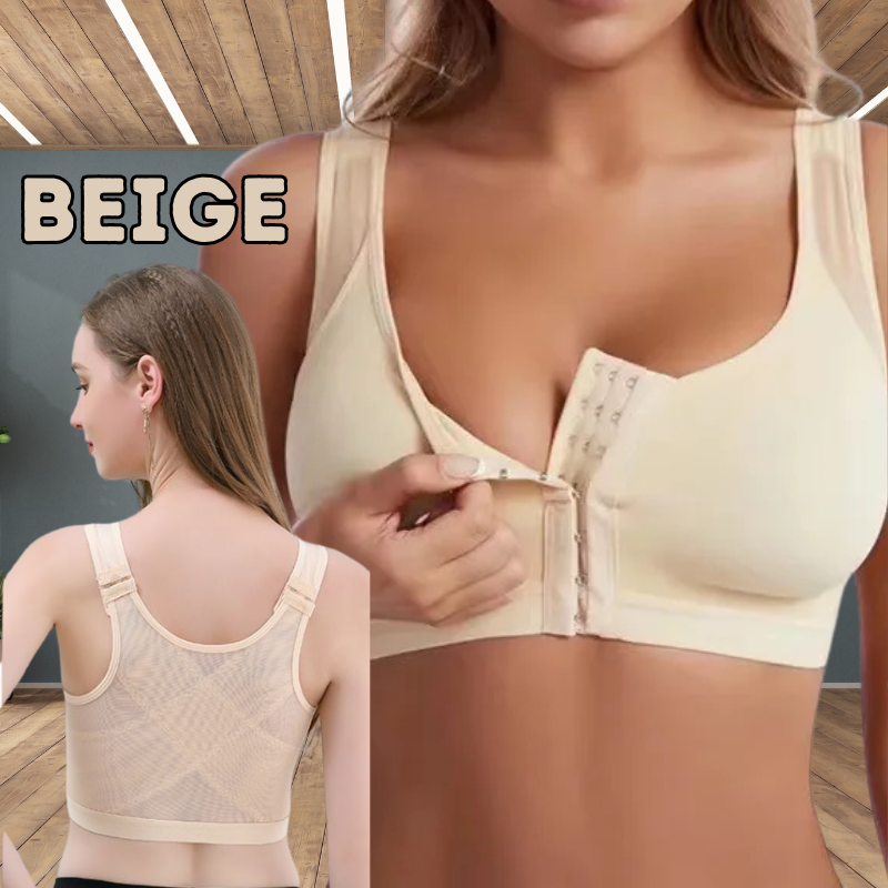 Soutien-gorge Push Up à fermeture avant pour femmes