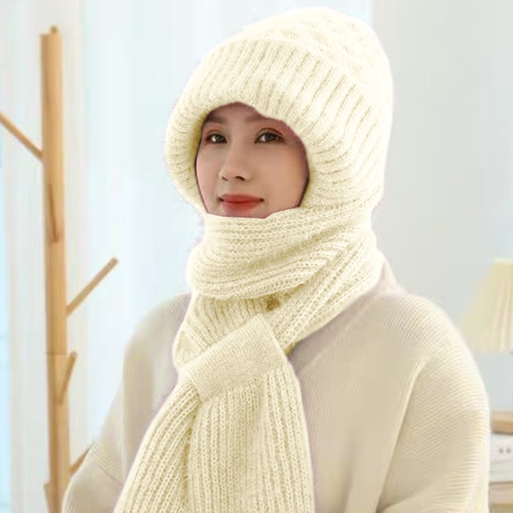 Theresa - Écharpe d'hiver épaisse, chaude, à capuche et résistante au